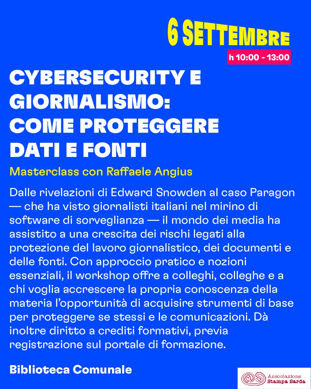 Cybersecurity e Giornalismo: come proteggere dati e fonti